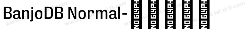 BanjoDB Normal字体转换